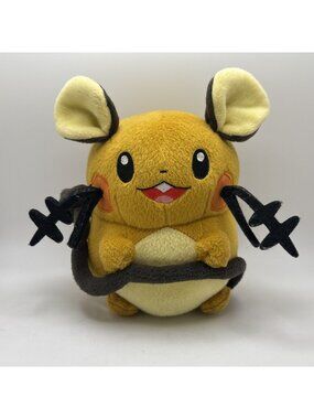Pokémon Dedenne Plush 6” Takara TOMY Good Condition
